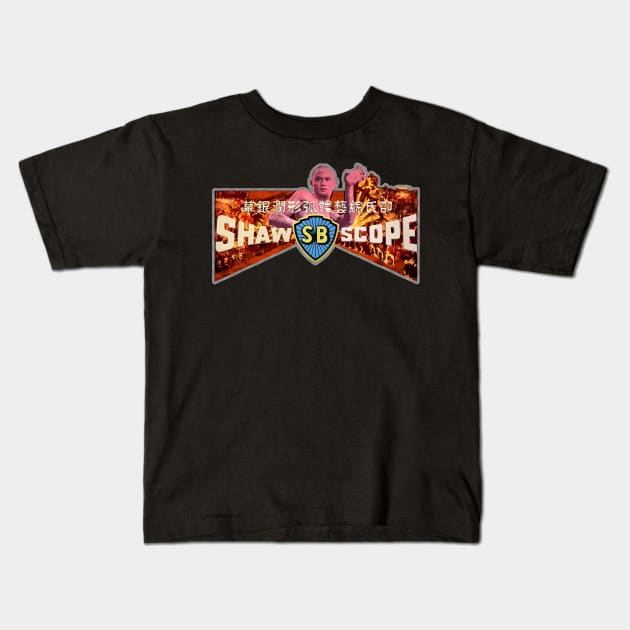 Shaw Brothers Studio Kids T-Shirt by Exploitation-Vocation